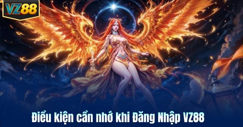 Điều kiện cần nhớ khi Đăng Nhập VZ88